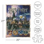 AQUARIUS Harry Potter Puzzle Hogwarts Castle (1000 Piece Jigsaw Puzzle) - Officially Licensed Harry Potter Merchandise & Collectibles - Glare Free - Precision Fit - 20x27in from NMR Distribution