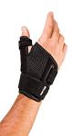Mueller Reversible Thumb Stabilizer, Black, One Size Fits Most | Stabilizing Thumb Brace from Mueller