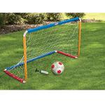 Little Tikes Easy Score Soccer Set Game Outdoor Toys for Backyard Fun Summer Play - Goal with Net, Soccer Ball, and Pump Included - Lawn Activities for Kids, Toddlers, Boys Girls Ages 2+ by MGA Entertainment