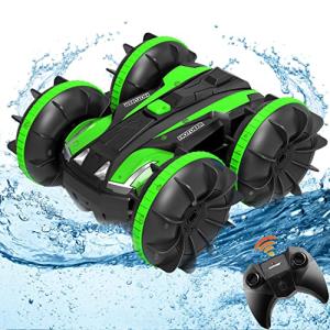 Outdoor Toys RC Car for Kids Ages 6-8 Waterproof Amphibious RC Stunt Vehicle 4WD 2.4Ghz Remote Control Car Pool Toys for Kids 8 9 10 11 12 13 Years Old from FREE TO FLY