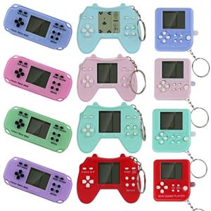 Homaisson Video Game Party Favors: Video Game Keychain, Multi Colors Gamer Party Supplies, Video Game Party Decoration, Gift Ideal for Kids (12PCS- D) by Homaisson