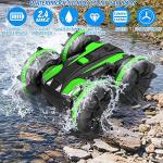 Outdoor Toys RC Car for Kids Ages 6-8 Waterproof Amphibious RC Stunt Vehicle 4WD 2.4Ghz Remote Control Car Pool Toys for Kids 8 9 10 11 12 13 Years Old from FREE TO FLY