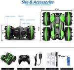 Outdoor Toys RC Car for Kids Ages 6-8 Waterproof Amphibious RC Stunt Vehicle 4WD 2.4Ghz Remote Control Car Pool Toys for Kids 8 9 10 11 12 13 Years Old from FREE TO FLY