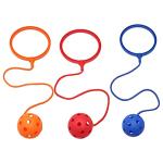 Toyvian 3Pcs Jump Leg Swing Ball Skip Jump Rope Ankle Ring Swingball Hopper Toy for Kids Recess and Adult Sports Game ( Random Color ) from Toyvian