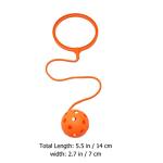 Toyvian 3Pcs Jump Leg Swing Ball Skip Jump Rope Ankle Ring Swingball Hopper Toy for Kids Recess and Adult Sports Game ( Random Color ) from Toyvian