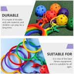 Toyvian 3Pcs Jump Leg Swing Ball Skip Jump Rope Ankle Ring Swingball Hopper Toy for Kids Recess and Adult Sports Game ( Random Color ) from Toyvian