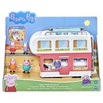 Peppa Pig Peppaâs Adventures Peppaâs Family Motorhome Preschool Toy, Vehicle to RV Playset, Plays Sounds and Music, Ages 3 and up by Hasbro