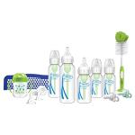Dr. Brown's Options+ Anti-Colic Baby Bottle First Year Feeding Gift Set with Baby Bottle Brush, Dishwasher Bag and HappyPaci Pacifier from Dr. Brown's