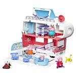 Peppa Pig Peppaâs Adventures Peppaâs Family Motorhome Preschool Toy, Vehicle to RV Playset, Plays Sounds and Music, Ages 3 and up by Hasbro