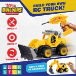 USA Toyz Lil Builders Take Apart Construction Toy for Kids - 4-in-1 Take Apart Truck with Drill, 34pc RC Truck STEM Toy Construction Vehicle Building Take Apart Toys with Electric Drill Remote Control by USA Toyz