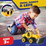 USA Toyz Lil Builders Take Apart Construction Toy for Kids - 4-in-1 Take Apart Truck with Drill, 34pc RC Truck STEM Toy Construction Vehicle Building Take Apart Toys with Electric Drill Remote Control by USA Toyz