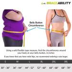 BraceAbility Women's Back Brace for Female Lower Back Pain - Lightweight Soft White Elastic Lumbar Compression Support Belt is Discreet Under Clothes for Ladies, Nurses, Walking (Medium) from BraceAbility
