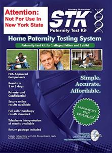 STK's Paternity Test Kit - Includes All LAB FEES and Free Return Mailer for 99.999% Accurate 2-Person Testing by STK