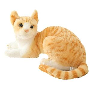 GUDVES Orange Tabby Cat Stuffed Animal Baby Stuffed Animal Cat Stuffed Animal Plush Toy Orange Shorthair Cat 12 Inch (Orange B) by GUDVES