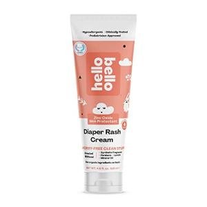 Hello Bello Diaper Rash Cream, Vegan Cruelty-Free Non-Nano Zinc Oxide, 4 fl. oz by Hello Bello