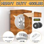 10 Pack Furniture Anchors for Baby Proofing, 2022 Upgraded 400lbs Tension Earthquake Resistant Metal Furniture Straps, Keep Baby Pet Safety from Falling Furniture, Metal White Earthquake Straps by LDIWEE