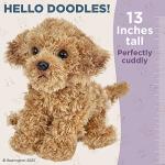Bearington Doodles Labradoodle Plush Stuffed Animal Puppy Dog, 13 inch by Bearington Collection