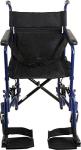 ProBasics - KTA1916SA-BL Aluminum Transport Wheelchair - 19â Wheel Chair Transport Chair - Blue by Roscoe Medical
