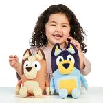 Bluey Dad 12" (Bandit) & Mum 11" (Chilli) - 2 Pack Plush Bundle from Moose Toys