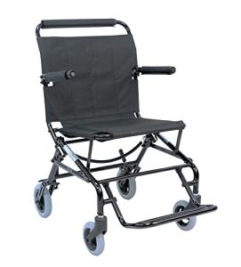 Karman 14.9 lb KN-TV10A Travel Lightweight Wheelchair Black Frame by Karman Healthcare