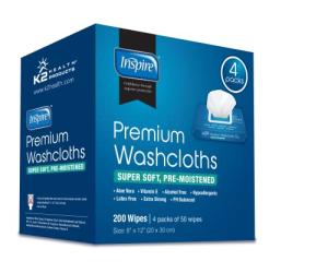 Adult Wet Wipes | Adult Wash Cloths Extra Large, Adult Wipes for Incontinence & Cleansing, 8"x12", 200 ct â¦ from Inspire