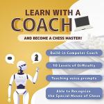 iCore Electronic Chess Board Game Master Pro with 8 Different Games, 12 Chess Modes Magnet Chess Sets Game, Play 2 Player or Against Beginner to Expert Computer, 30 Skill Levels for Adults and Kids from iCore