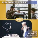 iCore Electronic Chess Board Game Master Pro with 8 Different Games, 12 Chess Modes Magnet Chess Sets Game, Play 2 Player or Against Beginner to Expert Computer, 30 Skill Levels for Adults and Kids from iCore