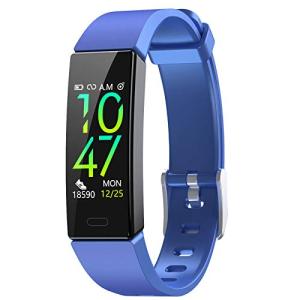 ZURURU Fitness Tracker with Blood Pressure Heart Rate Sleep Health Monitor, Waterproof Activity Tracker with Step Calorie Counter Pedometer for Fitbit Men & Women (Blue) by ZURURU