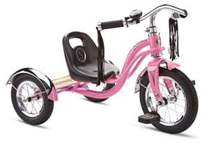 Schwinn Roadster Kids Tricycle, Classic Tricycle, Light Pink from Schwinn