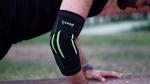 Venom Elbow Brace Compression Sleeve - Elastic Support, Tendonitis Pain, Tennis Elbow, Golfer's Elbow, Arthritis, Bursitis, Basketball, Baseball, Football, Golf, Lifting, Sports, Men, Women-(Green-L) by Venom Sports Fitness