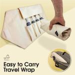 BunMo Adaptive Utensils for Elderly/Arthritis/Weak Hand Grip & Handicapped - Convenient Travel Pouch from BUNMO