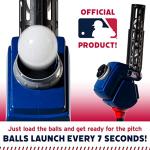 Franklin Sports Baseball Pitching Machine - Adjustable Baseball Hitting & Fielding Practice Machine For Kids - with 6 Baseballs - Great For Practice,Blue from Franklin Sports