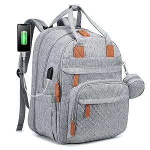 LOVEVOOK Diaper Bag Backpack, Large Travel Baby Bags for Girls & Boys with Portable Changing Pad Insulated Pockets, Multifunction Waterproof Baby Changing Bags for Baby Shower Gifts by 