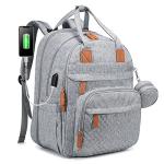 LOVEVOOK Diaper Bag Backpack, Large Travel Baby Bags for Girls & Boys with Portable Changing Pad Insulated Pockets, Multifunction Waterproof Baby Changing Bags for Baby Shower Gifts by 