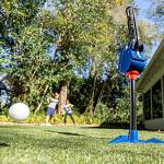 Franklin Sports Baseball Pitching Machine - Adjustable Baseball Hitting & Fielding Practice Machine For Kids - with 6 Baseballs - Great For Practice,Blue from Franklin Sports