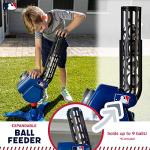Franklin Sports Baseball Pitching Machine - Adjustable Baseball Hitting & Fielding Practice Machine For Kids - with 6 Baseballs - Great For Practice,Blue from Franklin Sports
