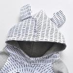 Toddler Baby Boys Cartoon Little Bear Long Sleeve Hoodie Tops Black Pants Outfit Clothes Set (18-24 Months) from 