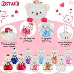 30 Pcs Mini Plush Bear Stuffed, 4.3 Inch Valentine's Day Stuffed Animals Plush Bears Toys Cute Mini Bear for Valentine Birthday Cake Wedding Decorations Party Favors Supplies from Civaner