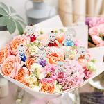 30 Pcs Mini Plush Bear Stuffed, 4.3 Inch Valentine's Day Stuffed Animals Plush Bears Toys Cute Mini Bear for Valentine Birthday Cake Wedding Decorations Party Favors Supplies from Civaner