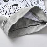 Toddler Baby Boys Cartoon Little Bear Long Sleeve Hoodie Tops Black Pants Outfit Clothes Set (18-24 Months) from 