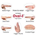 3-Point Products Oval-8 Finger Splint Size 7 (Pack of 1) by 3 Point Products