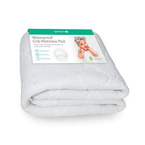 Newton Baby Waterproof Crib Mattress Pad Protector | 100% Breathable Proven to Reduce Suffocation Risk, Universal Fit, 100% Washable by Newton