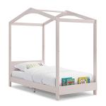 Delta Children Poppy House Wood Twin Bed, Platform Bed - No Box Spring Needed, Blush Pink by AmazonUs/DEN7B