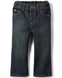 The Children's Place Baby Boys and Toddler Boys Basic Bootcut Jeans, Dry Indigo, 3T by The Children's Place Children's Apparel