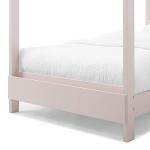 Delta Children Poppy House Wood Twin Bed, Platform Bed - No Box Spring Needed, Blush Pink by AmazonUs/DEN7B