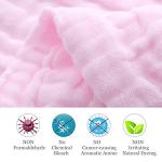 Baby Muslin Washcloths - Natural Muslin Cotton Baby Wipes - Soft Newborn Baby Face Towel and Muslin Washcloth for Sensitive Skin- Baby Registry as Shower, 5 Pack 12x12 inches by MUKIN from Mukin