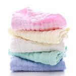 Baby Muslin Washcloths - Natural Muslin Cotton Baby Wipes - Soft Newborn Baby Face Towel and Muslin Washcloth for Sensitive Skin- Baby Registry as Shower, 5 Pack 12x12 inches by MUKIN from Mukin