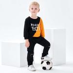 18 Months Boy Clothes Toddler Baby Boy Clothes Long Sleeve Mamas Boy Sweatshirt Cotton Sweatsuit Outfit Set Fall Winter Boy Clothes 18-24 Months Orange by 