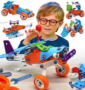 Stem Building Toys for Boys 6-8 Year Old Boys Best Gift Educational Toys Kids Building Set Boy 5-7 Engineering Building Kit Erector Toys Boys Age 8-12. from Marom - play a lot