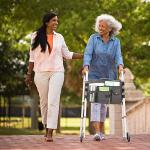 Double Sided Walker Bag, Walker Organizer Pouch Tote for Rollator and Folding Walker (Black) from Uncle Yang